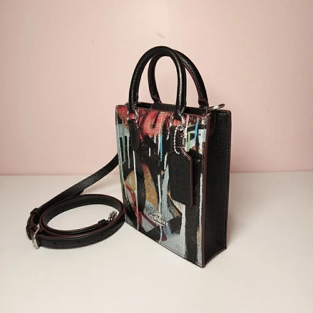 NWT CM213 Coach X Mint + Serf North South Mini Tote